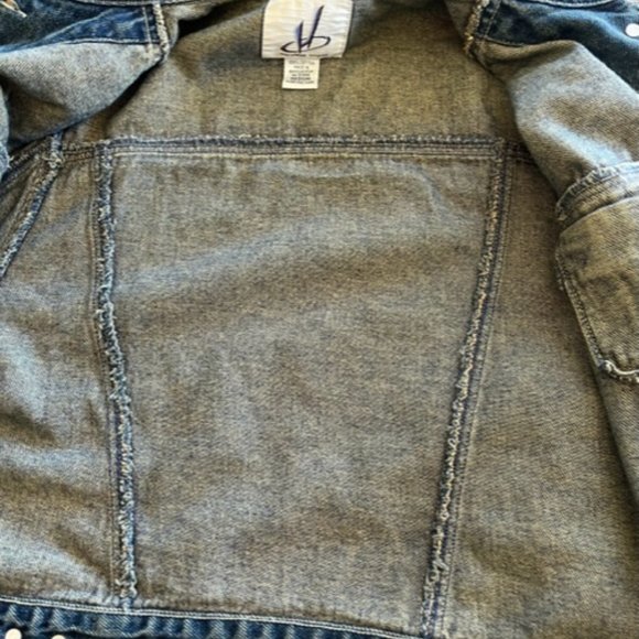Women’s Highway Sport Jean Jacket Denim‎ Blue Size Medium Cotton - Picture 6 of 7